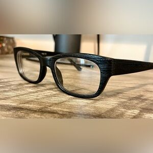 Enhance 3854 50/21/145 Black Frame Rectangular Glasses / Carrying Case‎